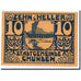 Biljet, Oostenrijk, Gmunden, 10 Heller, bateau, 1920, 1920-03-31, SPL
