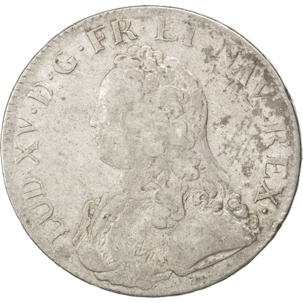 Moneta, Francia, Louis XV, Écu aux branches d'olivier, Ecu, 1726, Paris, MB+