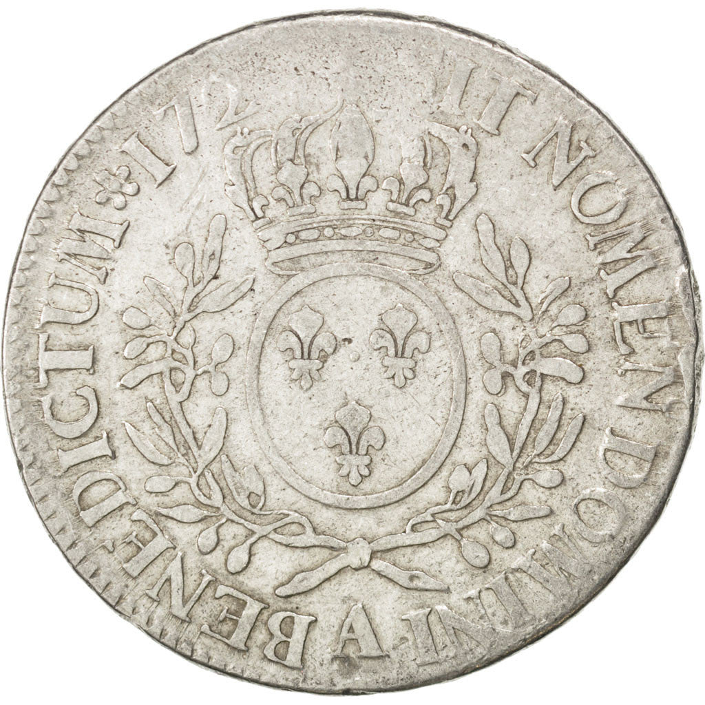 Moneta, Francia, Louis XV, Écu aux branches d'olivier, Ecu, 1726, Paris, MB+