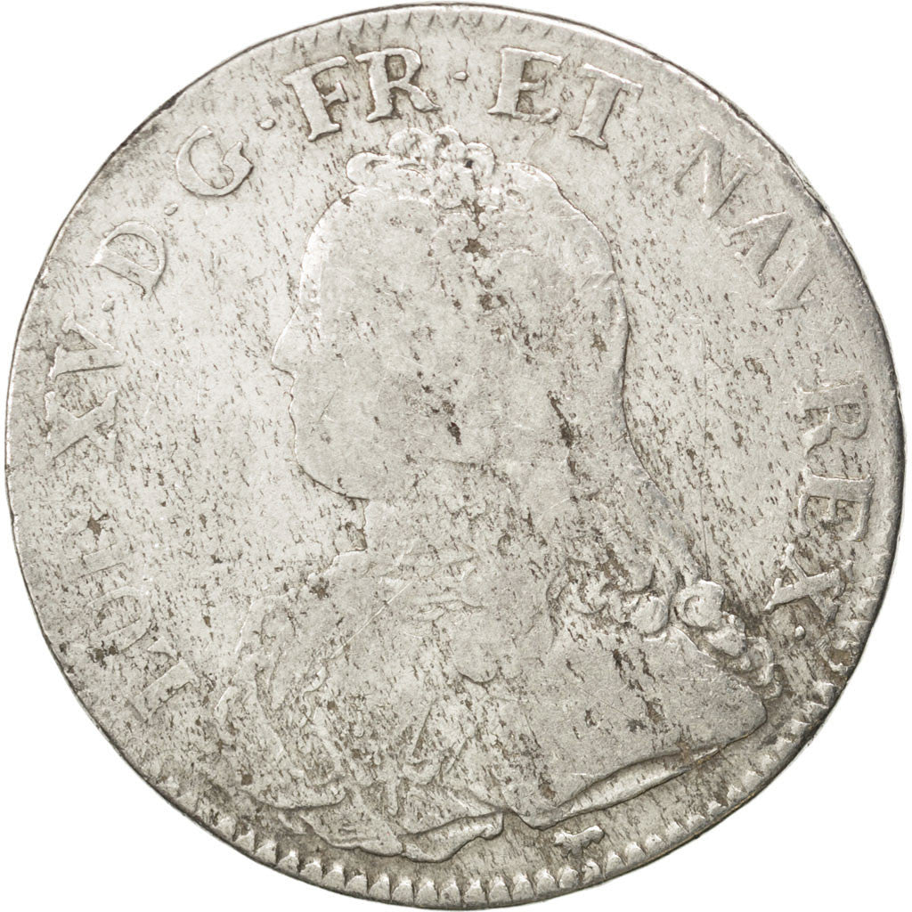 Moneta, Francia, Louis XV, Écu aux branches d'olivier, Ecu, 1726, Paris, MB+