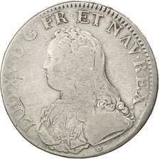 Munten, Frankrijk, Louis XV, Écu aux branches d'olivier, Ecu, 1727, Caen, FR