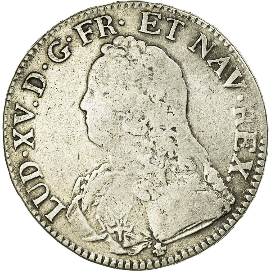 Coin, France, Louis XV, Écu aux branches d'olivier, Ecu, 1737, Bordeaux