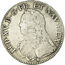 Coin, France, Louis XV, Écu aux branches d'olivier, Ecu, 1737, Bordeaux
