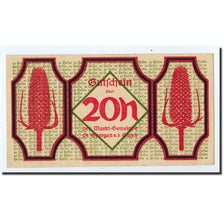 Banknote, Austria, St Georgen ad Gusen, 20 Heller, carte, 1920, Undated, UNC(63)