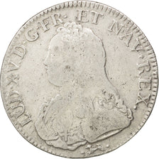 Moneta, Francia, Louis XV, Écu aux branches d'olivier, Ecu, 1740, Bayonne, MB