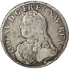 Louis XV, Écu aux branches d'olivier, 1726 V, Troyes, Gadoury 321