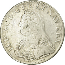 Monnaie, France, Louis XV, Écu aux branches d'olivier, Ecu, 1729, Lille, TB+