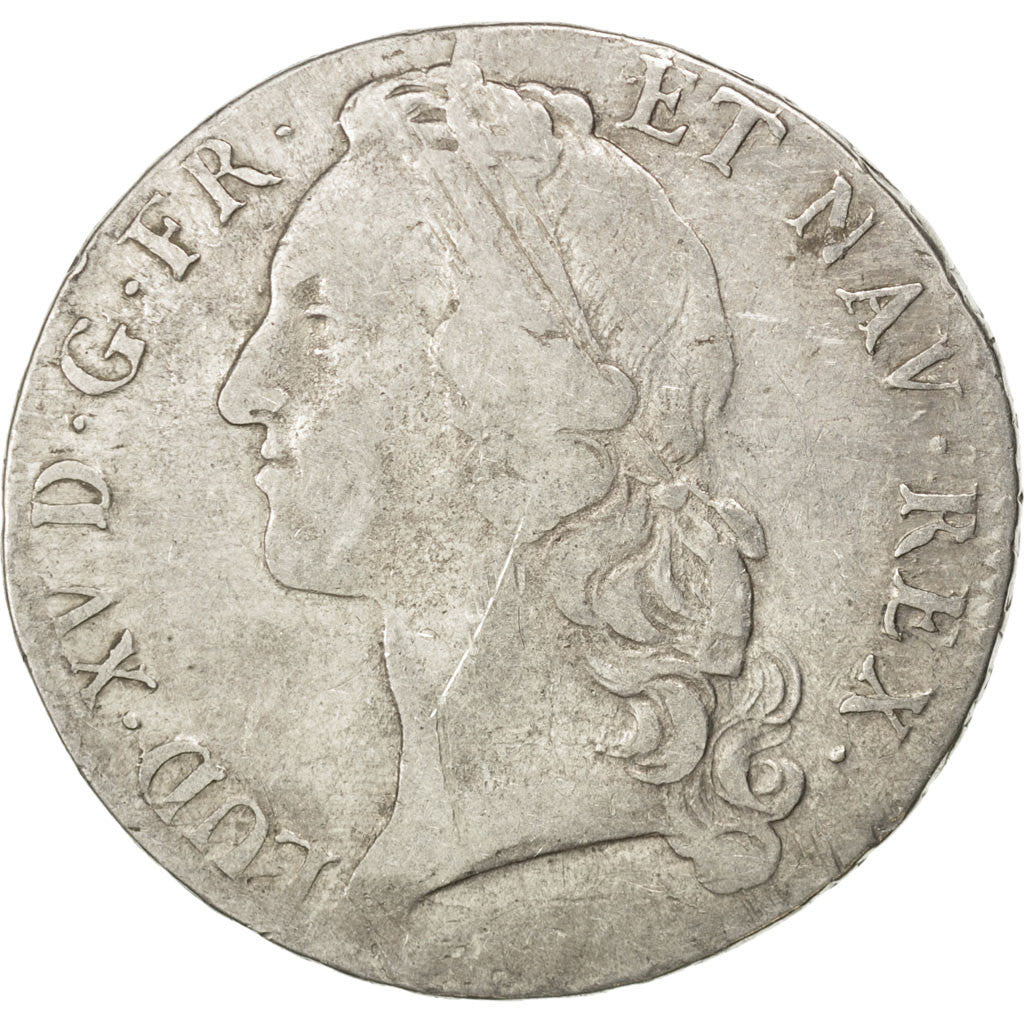Coin, France, Ecu, La Rochelle, VF(30-35), Silver, KM:512.9, Gadoury:322