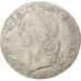 Moneda, Francia, Ecu, La Rochelle, BC+, Plata, KM:512.9, Gadoury:322