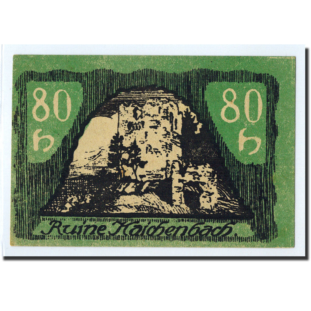 Banknote, Austria, Marsbach, 80 Heller, tour, 1920, 1920-12-31, UNC(63)