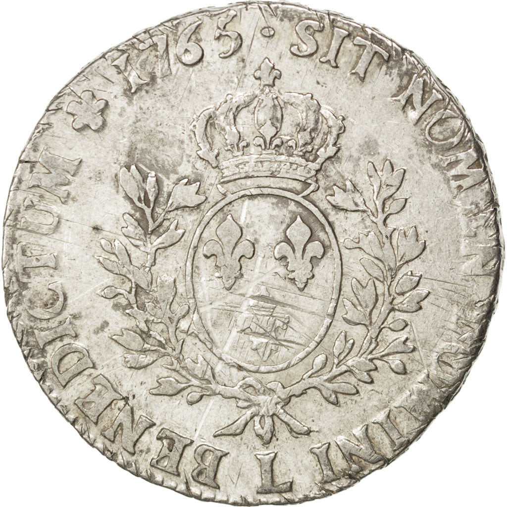 Monnaie, France, Louis XV, Écu au bandeau, Ecu, 1765, Bayonne, TB+, Argent