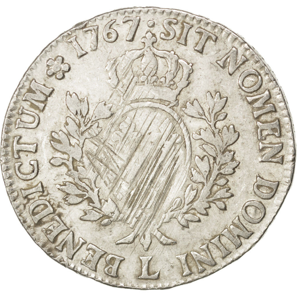 Moneta, Francja, Louis XV, Écu au bandeau, Ecu, 1767, Bayonne, VF(20-25)