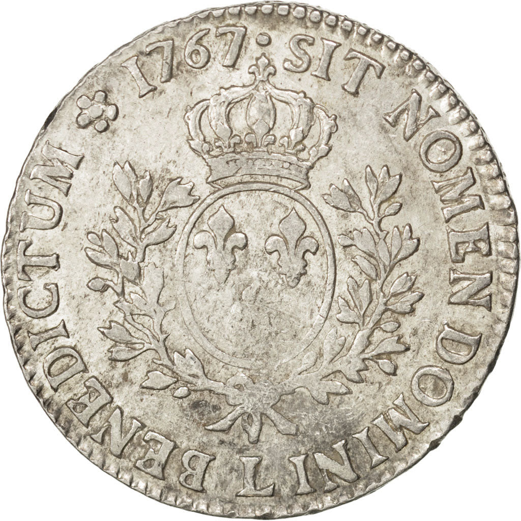 Moneta, Francja, Louis XV, Écu au bandeau, Ecu, 1767, Bayonne, VF(30-35)