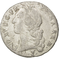 Francia, Louis XV, Écu de Béarn au bandeau, Ecu, 1756, Pau, MB+, Argento, K...