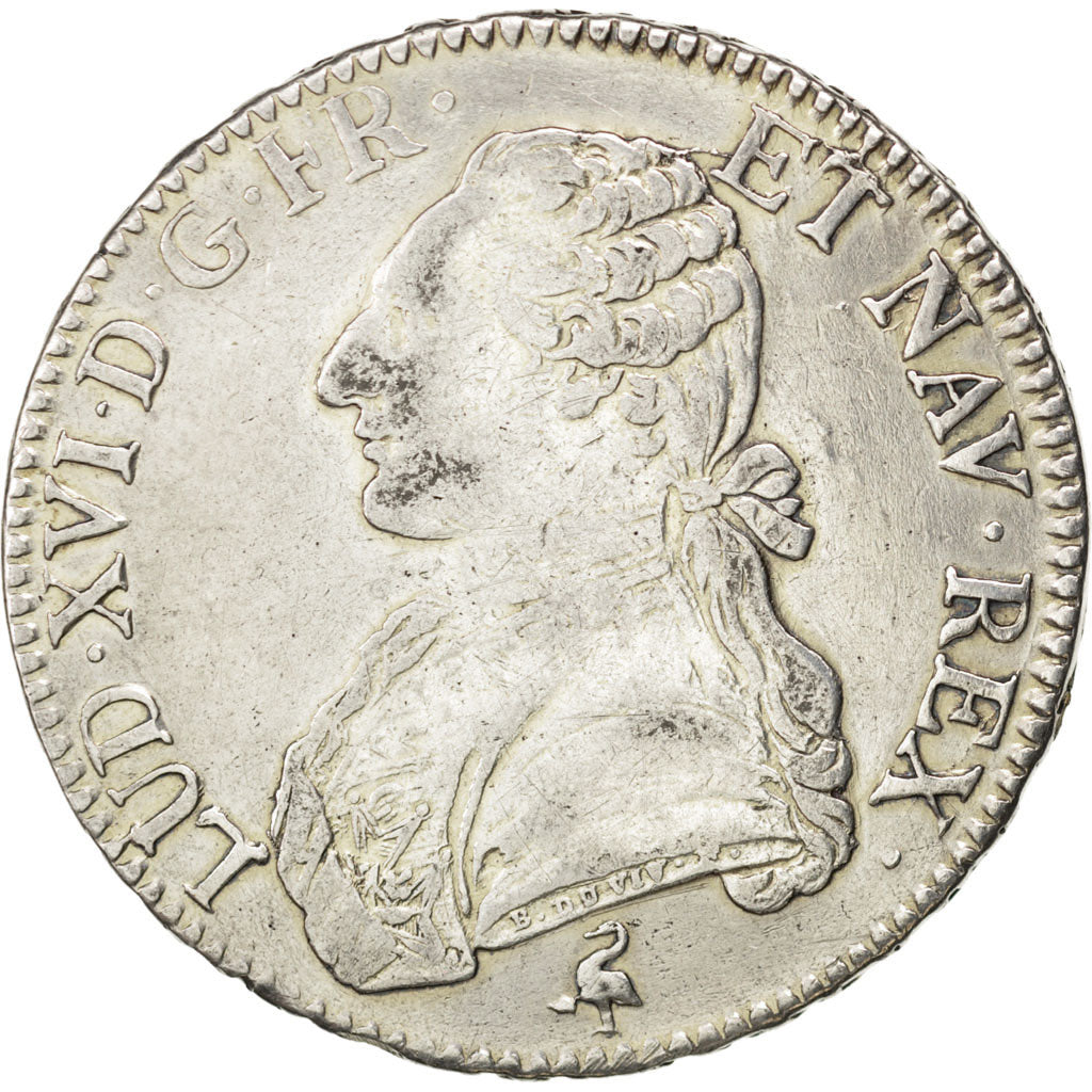 Moneta, Francia, Louis XVI, Écu aux branches d'olivier, Ecu, 1791, Paris, BB