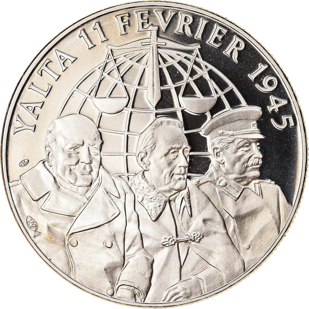 Francja, Medal, Seconde Guerre Mondiale, Les Accords de Yalta, Polityka