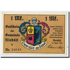 Billete, Alemania, Niebüll, 1 Mark, Ecusson, 1920, 1920-04-20, SC, Mehl:970.1