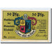 Billet, Allemagne, Niebüll, 50 Pfennig, Ecusson, 1920, 1920-04-20, SPL