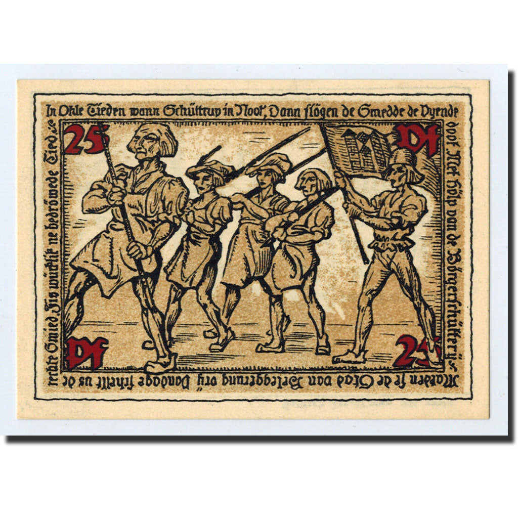 Banknote, Germany, Schuttorf, 25 Pfennig, personnage, 1921, 1921-11-01, UNC(63)