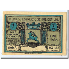 Banknote, Germany, Schneidemuhl, 1 Mark, Ecusson, O.D, Undated, UNC(63)