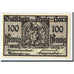 Geldschein, Deutschland, Thale a.Harz Stadt, 100 Pfennig, château, 1922