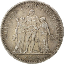 Coin, France, Hercule, 5 Francs, 1875, Paris, EF(40-45), Silver, KM:820.1