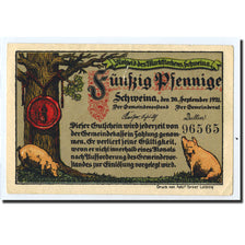 Banknote, Germany, Schweina, 50 Pfennig, rocher, 1921, 1921-09-20, UNC(63)