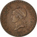 FRANCE, Dupré, Centime, 1849, Paris, KM #754, AU(50-53), Bronze, Gadoury #84, 1.