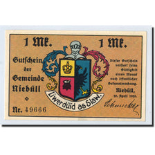 Banknote, Germany, Niebüll, 1 Mark, personnage, 1920, 1920-04-20, UNC(63)