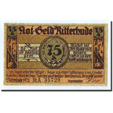 Banconote, Germania, Ritterhude, 75 Pfennig, château, 1921, Undated, SPL