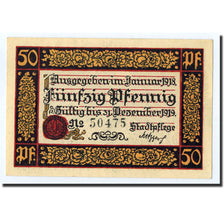 Banknote, Germany, Rottweil, 50 Pfennig, aigle, 1919, 1919-12-31, UNC(63)