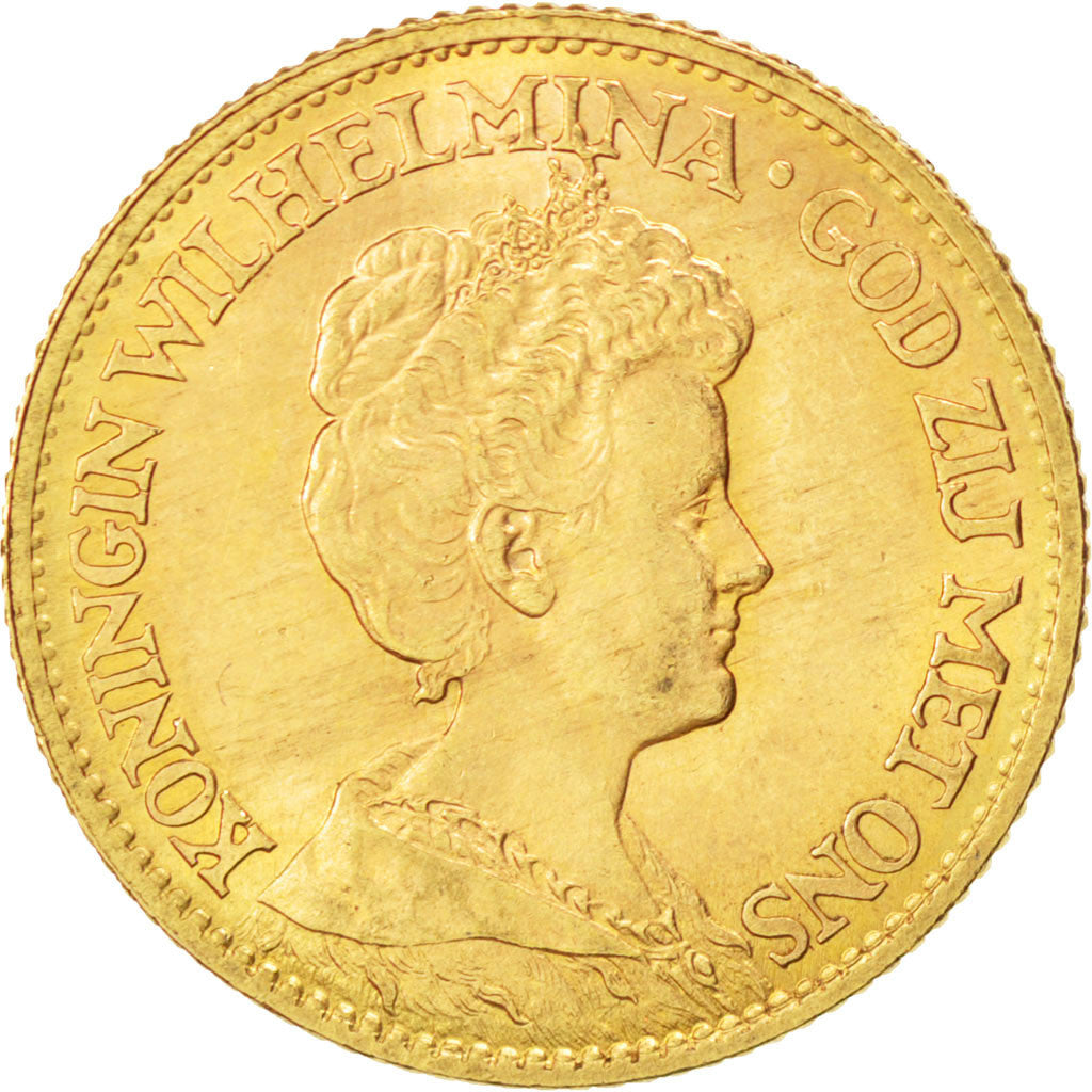 Monnaie, Pays-Bas, Wilhelmina I, 10 Gulden, 1911, SUP, Or, KM:149