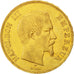 Moneta, Francia, Napoleon III, Napoléon III, 100 Francs, 1857, Paris, BB+, Oro