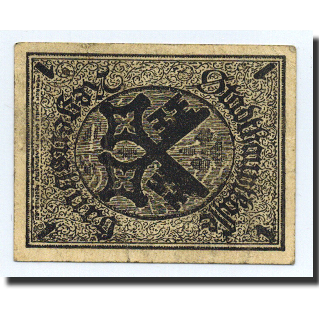 Banknote, Germany, Regensburg, 1 Pfennig, Clés, O.D, Undated, VF(20-25)