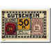 Banknote, Germany, Auenbüll, 50 Pfennig, paysage, O.D, Undated, UNC(63)
