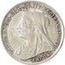 GREAT BRITAIN, 3 Pence, 1895, KM #777, EF(40-45), Silver, 16, 1.44