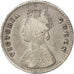 INDIA-BRITISH, 2 Annas, 1875, Calcutta, KM #469, VF(20-25), Silver, 1.49