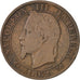 Monnaie, France, Napoleon III, Napoléon III, 5 Centimes, 1862, Bordeaux, TB+