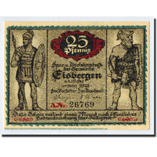 Banknote, Germany, Eisbergen, 25 Pfennig, personnage, 1921, UNC(63), Mehl:317.1