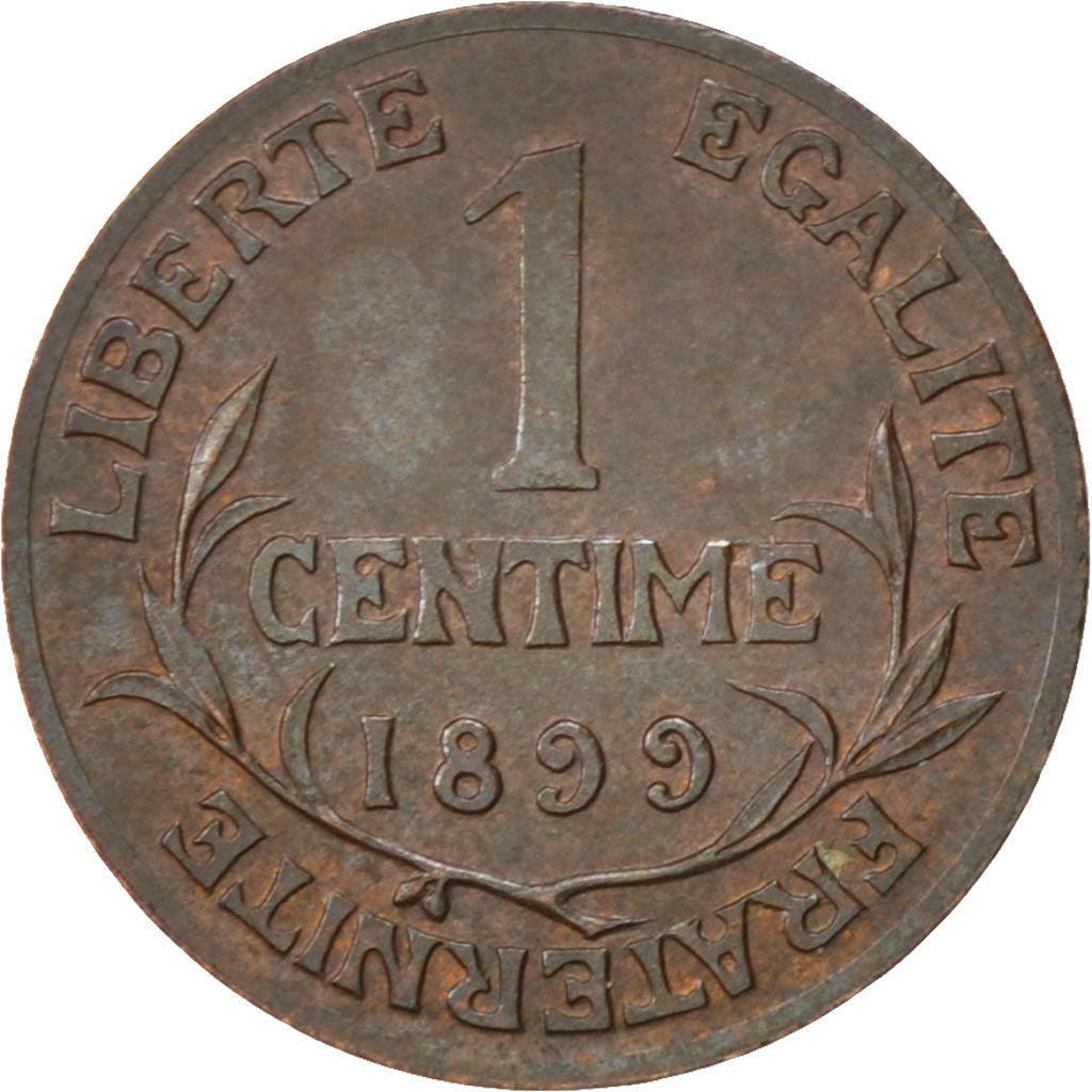 Moneta, Francia, Dupuis, Centime, 1899, Paris, BB+, Bronzo, KM:840, Gadoury:90