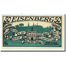 Banknote, Germany, Eisenberg Stadt, 50 Pfennig, personnage, 1921, UNC(63)