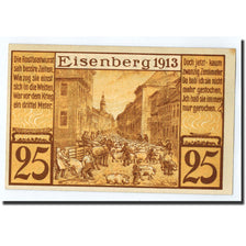 Banknote, Germany, Eisenberg Stadt, 25 Pfennig, personnage, 1921, UNC(63)
