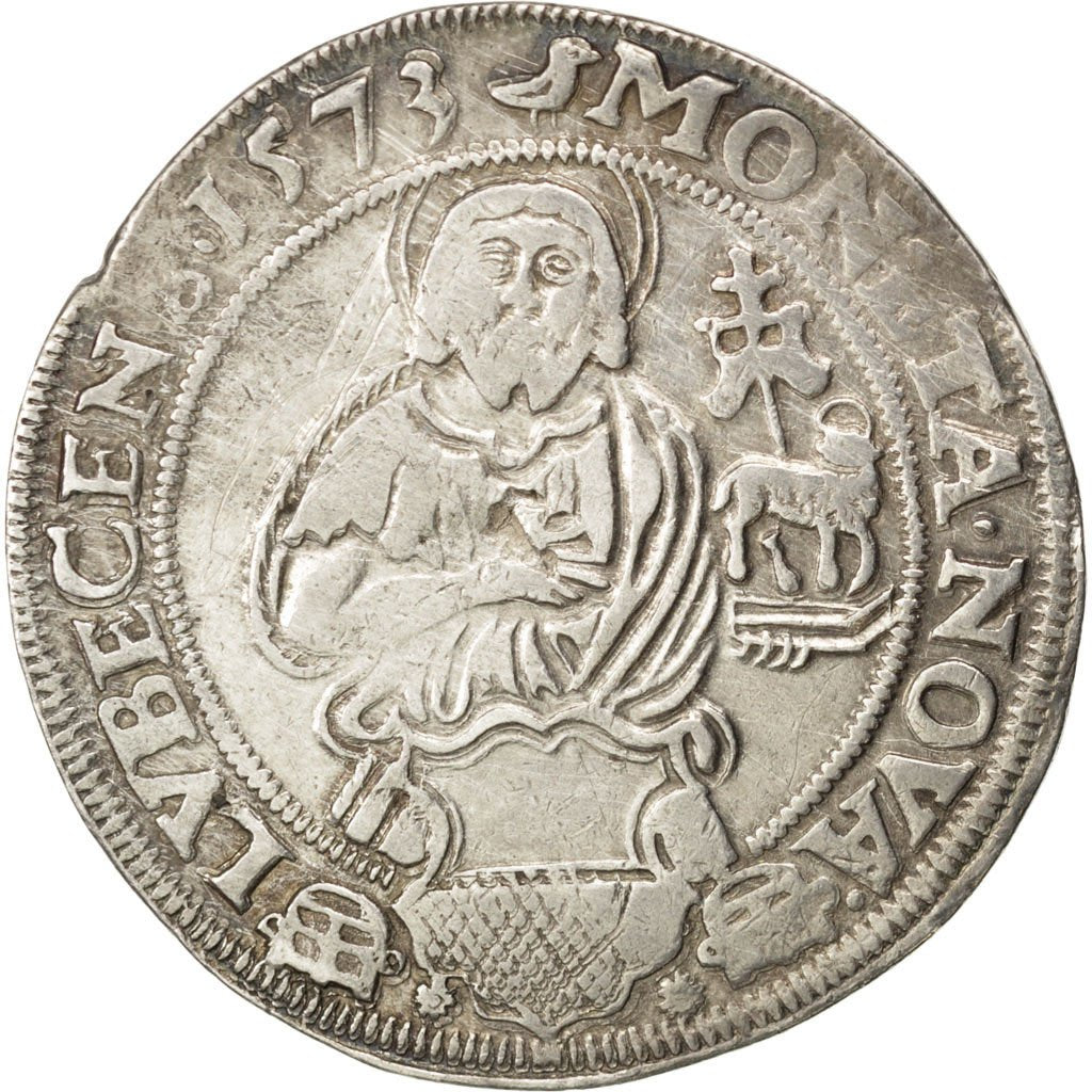 Germany, Reichstaler, 1753, EF(40-45), Silver, 29.00