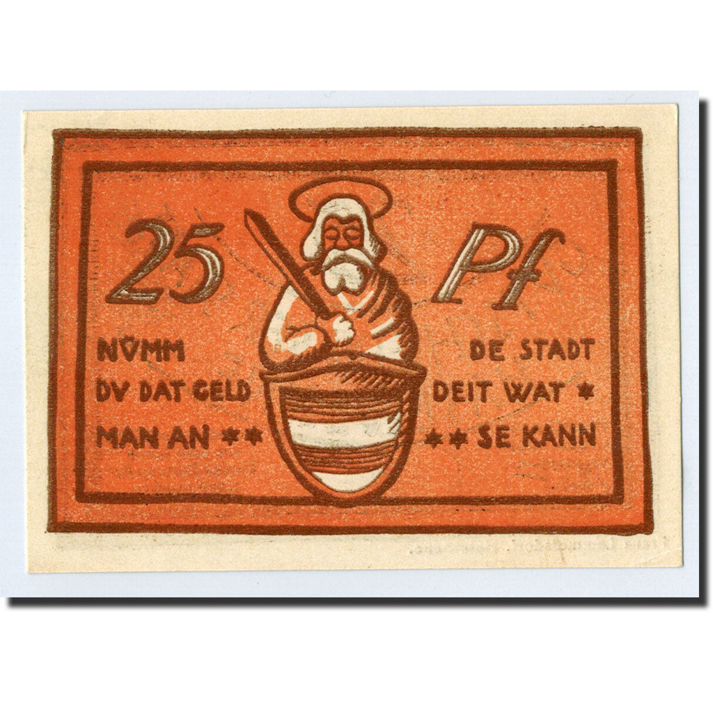 Banknote, Germany, Haselünne, 25 Pfennig, personnage, 1921, 1921-07-01