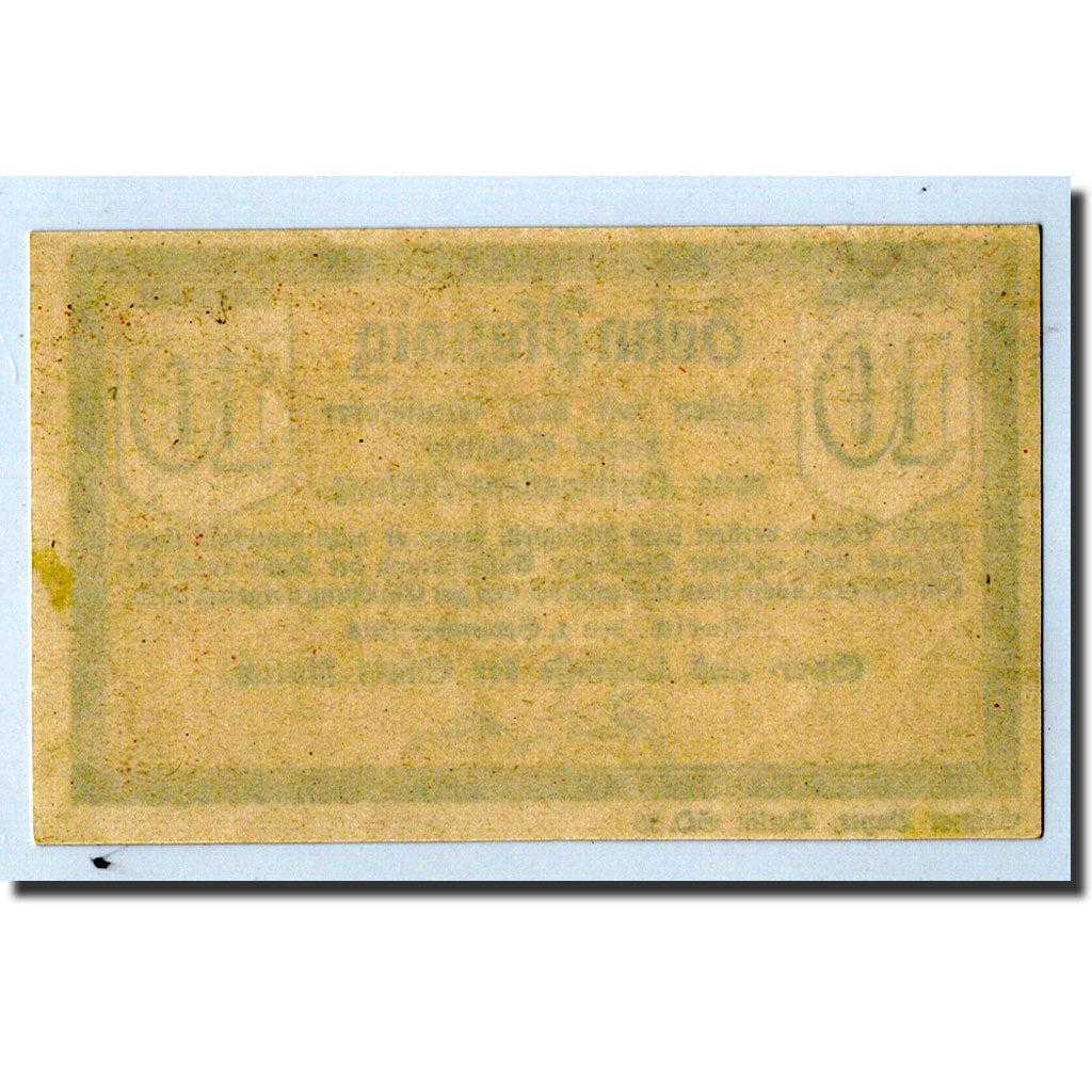 Banknote, Germany, Aurich, 10 Pfennig, Ecusson, 1918, 1918-09-01, UNC(63)