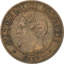 Monnaie, France, Napoleon III, Napoléon III, 2 Centimes, 1855, Paris, TTB