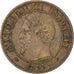 Monnaie, France, Napoleon III, Napoléon III, 2 Centimes, 1855, Paris, TTB