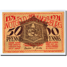 Banknote, Germany, Angerburg, 50 Pfennig, Ecusson, 1921, UNC(63), Mehl:33.1