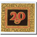 Banknote, Germany, Halle a.d. Saale, 20 Pfennig, portrait, O.D, UNC(63)