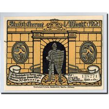 Banknote, Germany, Herne, 50 Pfennig, personnage 1, 1921, 1921-07-01, UNC(63)
